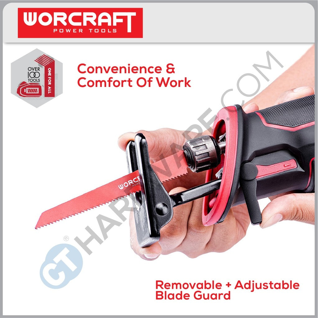 WORCRAFT CSS-S20LI CORDLESS SABRE SAW 20V 3000RPM (CSSS20LI)