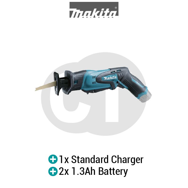 Makita JR102DWE 10.8V LI-ION CORDLESS RECIPROCATING SAW - JIGSAW BLADE COMPATIBLE