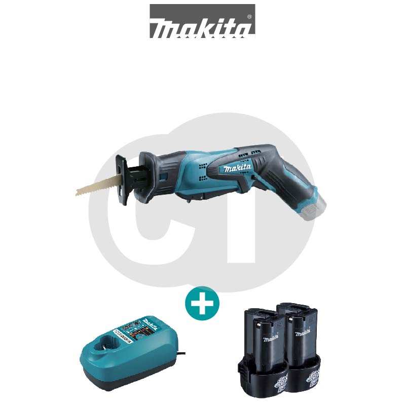 Makita JR102DWE 10.8V LI-ION CORDLESS RECIPROCATING SAW - JIGSAW BLADE COMPATIBLE