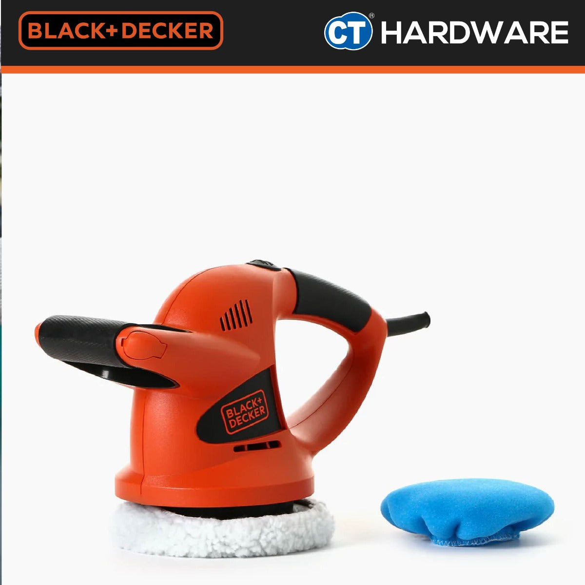 BLACK+DECKER KP600 Random Orbit Waxer & Polisher 60W 152MM