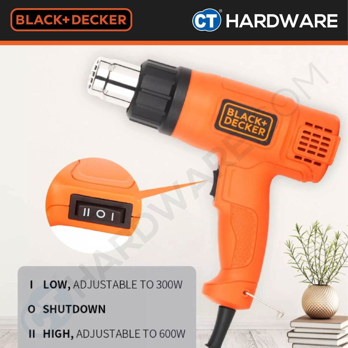 BLACK+DECKER KX1800 Heat Gun 1800W