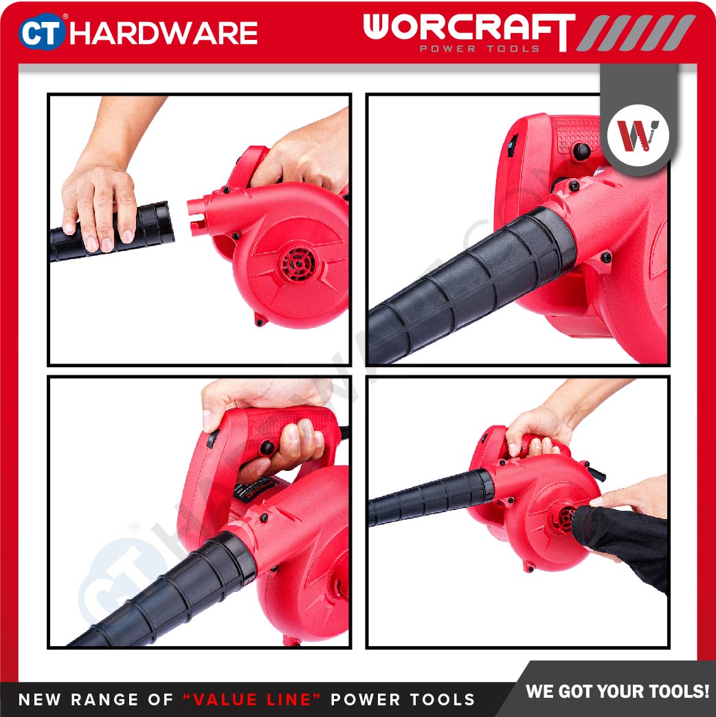 WORCRAFT LB400 CORDED BLOWER 400W | 6000-14000RPM | 3.0M3/MIN
