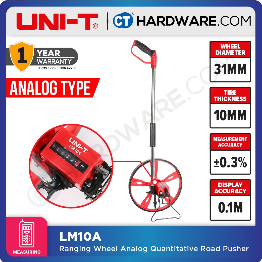 UNI-T LM10A RANGING WHEEL ANALOG QUANTITATIVE ROAD PUSHER ( ANALOG )