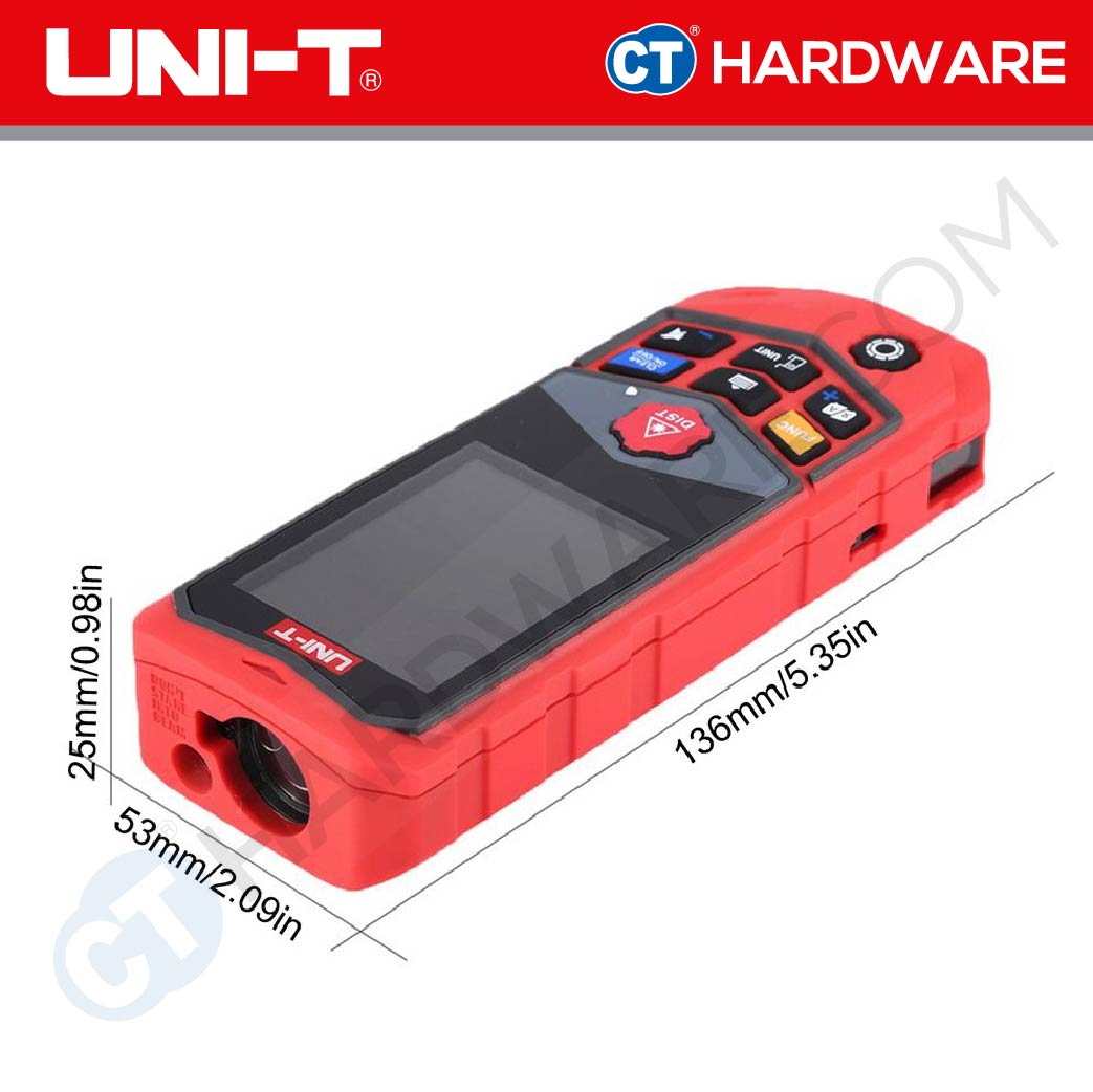 UNI-T LM50D LASER DISTANCE MEASURE 50 METER ( CURVATURE EDITION )