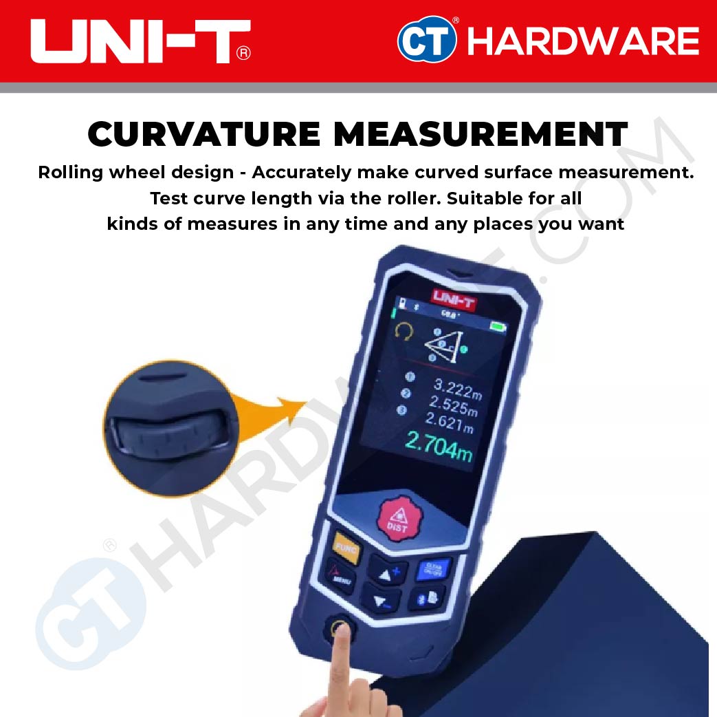 UNI-T LM80D PRO Laser Distance Meter 80m