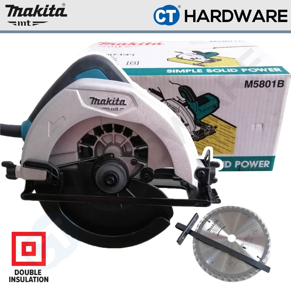 MAKITA MT M5801B CORDED CIRCULAR SAW 7 1/4" | 1050W | 4900RPM