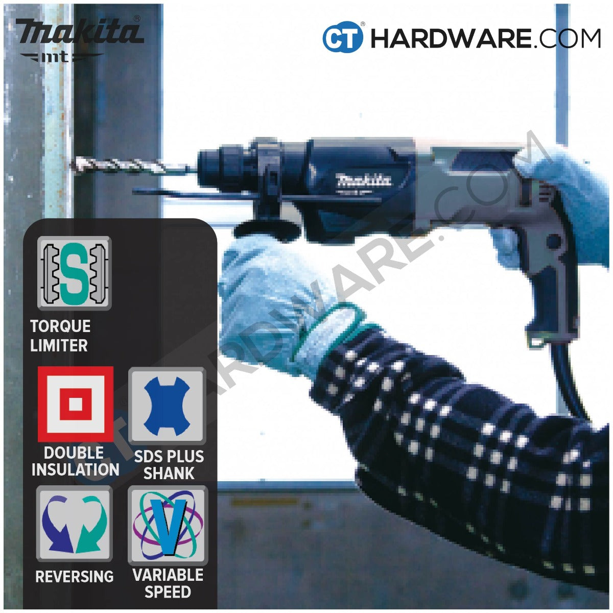 Makita-MT M8700G ROTARY HAMMER (MT SERIES)
