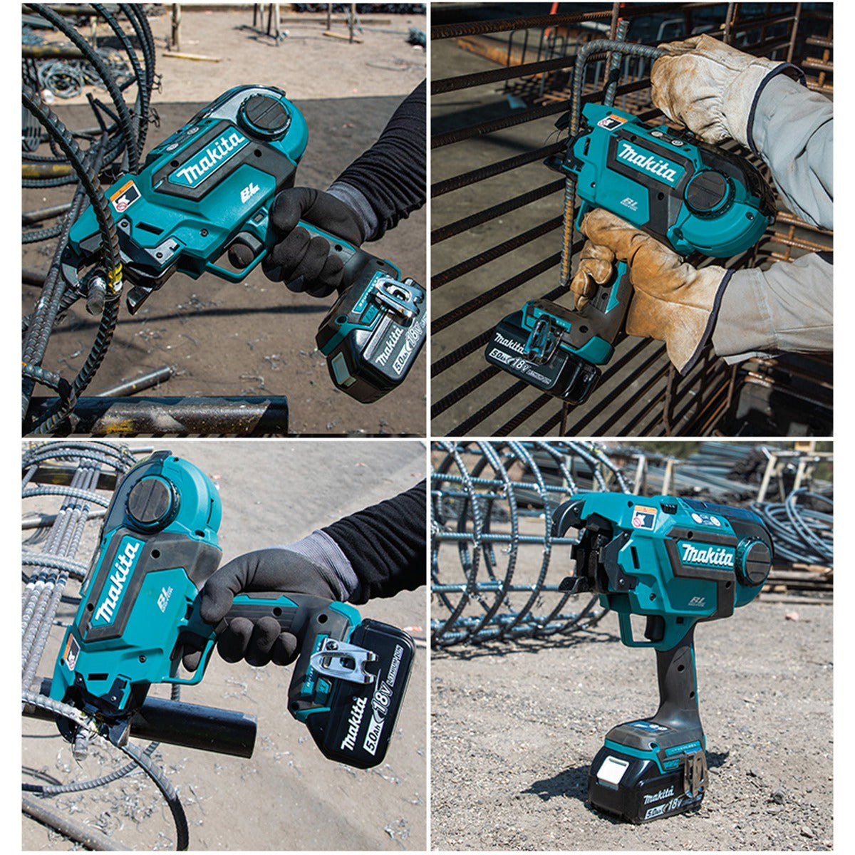 Makita DTR180ZJ LXT 18V Cordless Brushless Rebar Tying Tool 0.8mm (Body Only)