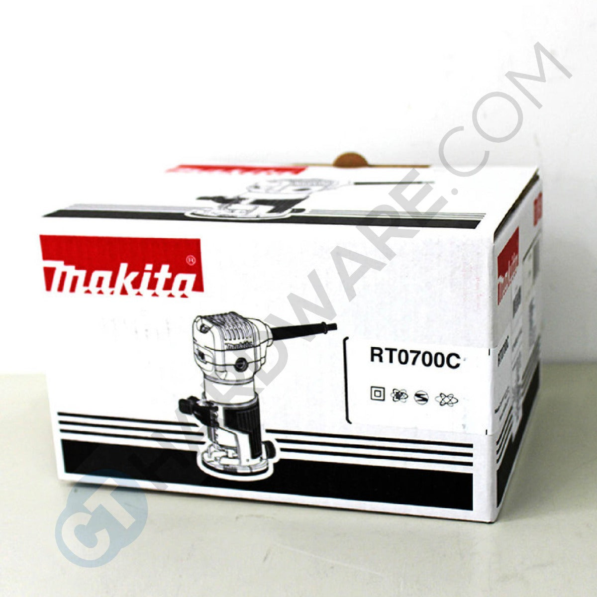 Makita RT0700C Trimmer 710W Includes 1/4" & 3/8" Collet