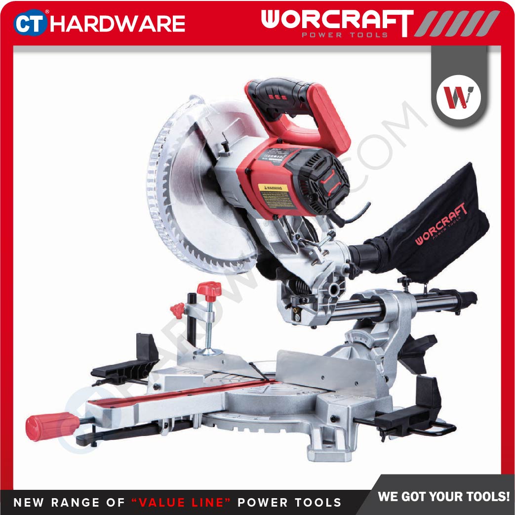 WORCRAFT MST20-255A SLIDING MITRE SAW 10" | 2000W (MST20255A)