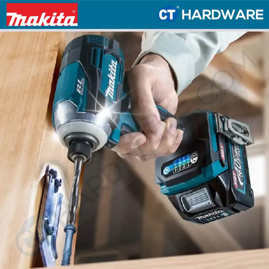 Makita TD003GZ/ GA201 XGT 40Vmax Cordless Brushless Impact Driver 1/4" 210NM (Body Only | 2-Battery)