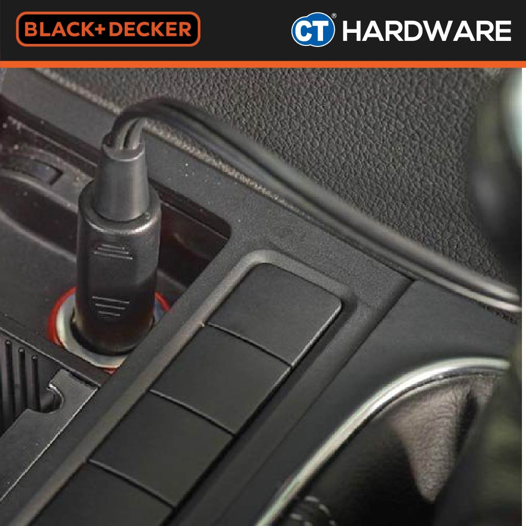 BLACK+DECKER NV1210AV Handheld Dustbuster Car Vacuum 12V C/W Accessories Kit 370ml