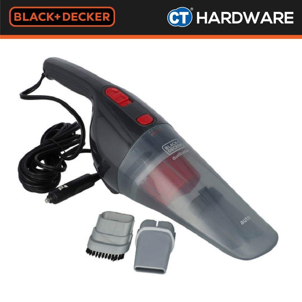 BLACK+DECKER NV1210AV Handheld Dustbuster Car Vacuum 12V C/W Accessories Kit 370ml