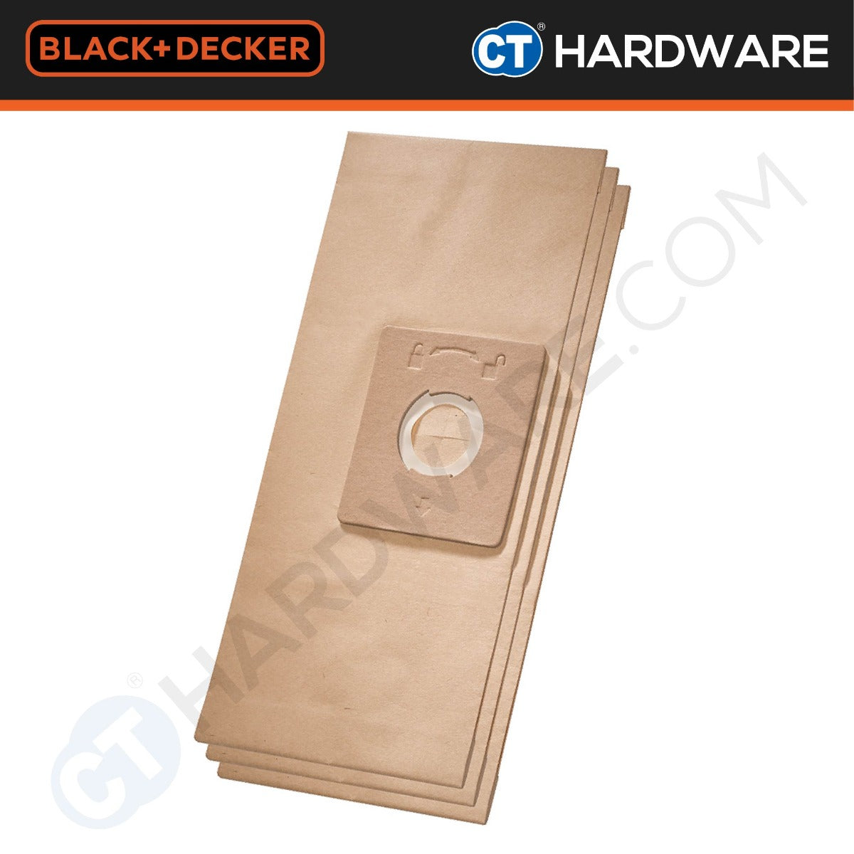 BLACK+DECKER PB10-B1 Paper Dust Bag 10l 3pcs For BDWD10 Vacuum Cleaner