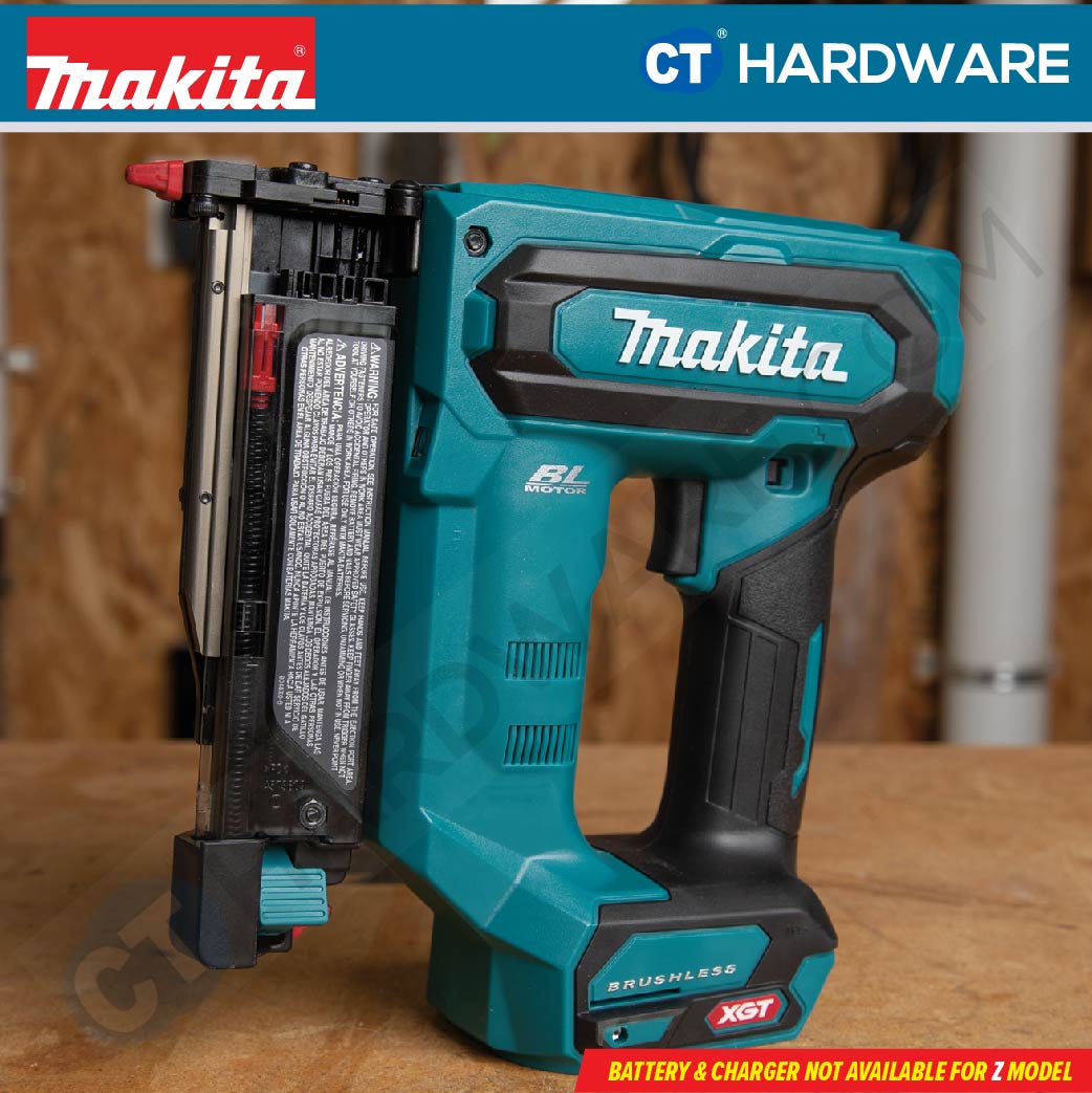 Makita PT001GD101/ GZ XGT 40Vmax Cordless Brushless Pin Nailer 15-35mm (P-Nail) (Body Only | 1-Battery)