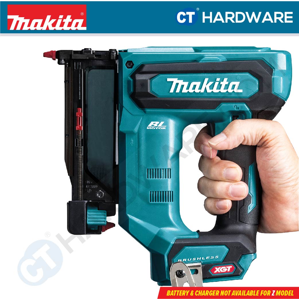 Makita PT001GD101/ GZ XGT 40Vmax Cordless Brushless Pin Nailer 15-35mm (P-Nail) (Body Only | 1-Battery)