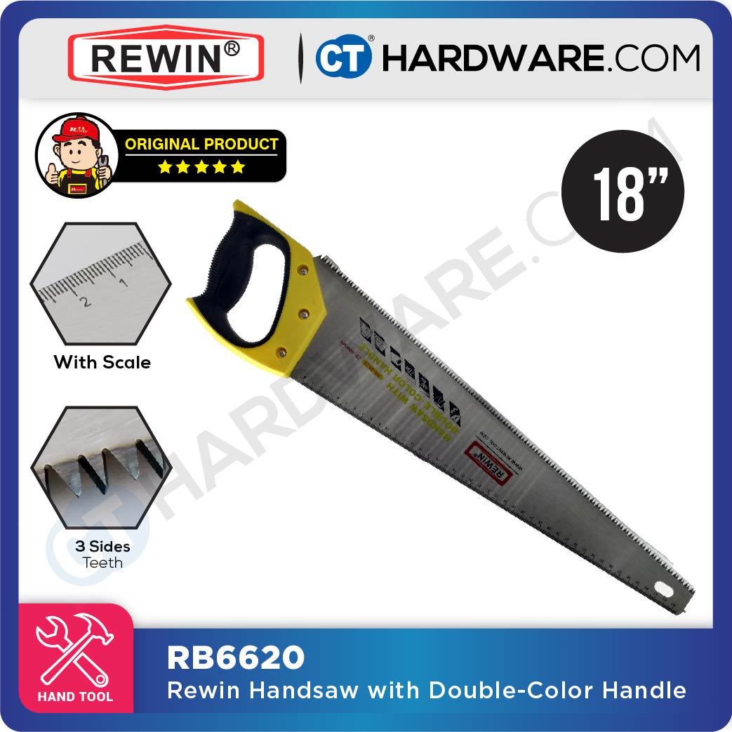 REWIN RB6620 HANDSAW 500MM LARGE HOUSEHOLD HANDSAW