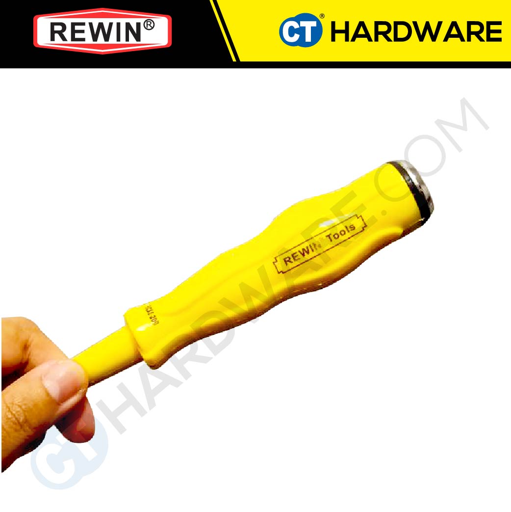 REWIN RCX6150 | RCX8200 | RCX8250 HEAVY DUTY SCREWDRIVER SIZE 150MM | 200MM | 250MM (YELLOW) - 1PC