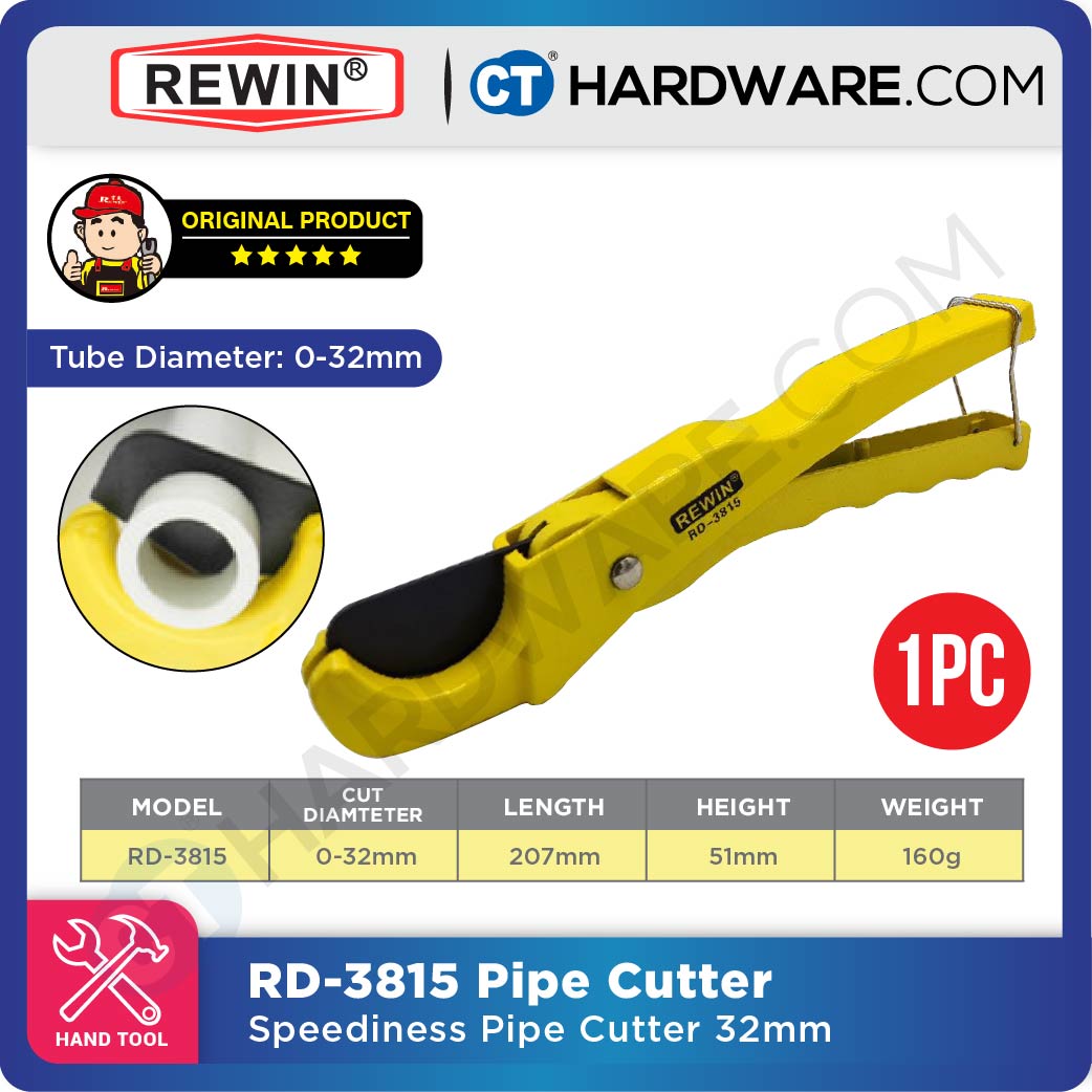REWIN RD3815 PVC PIPE CUTTER ( SPEEDINESS ) 35MM