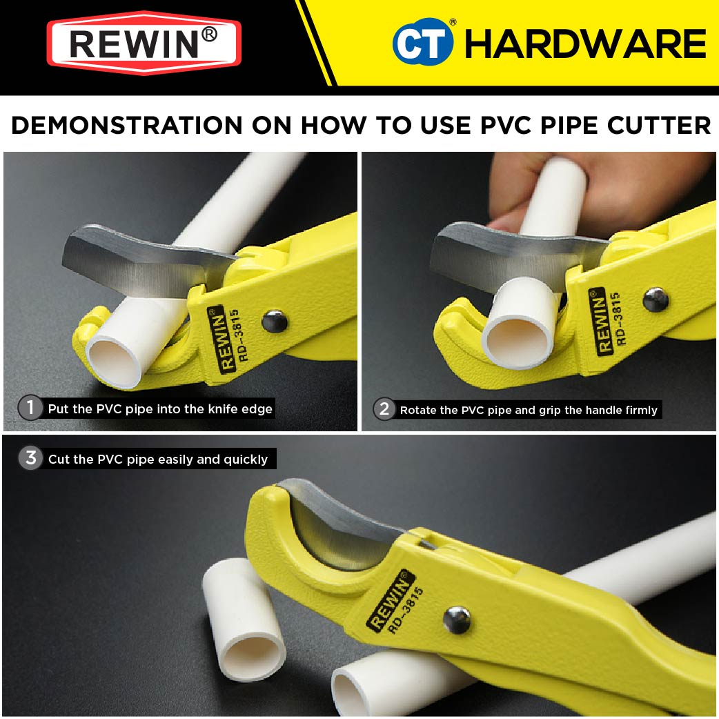 REWIN RD3815 PVC PIPE CUTTER ( SPEEDINESS ) 35MM