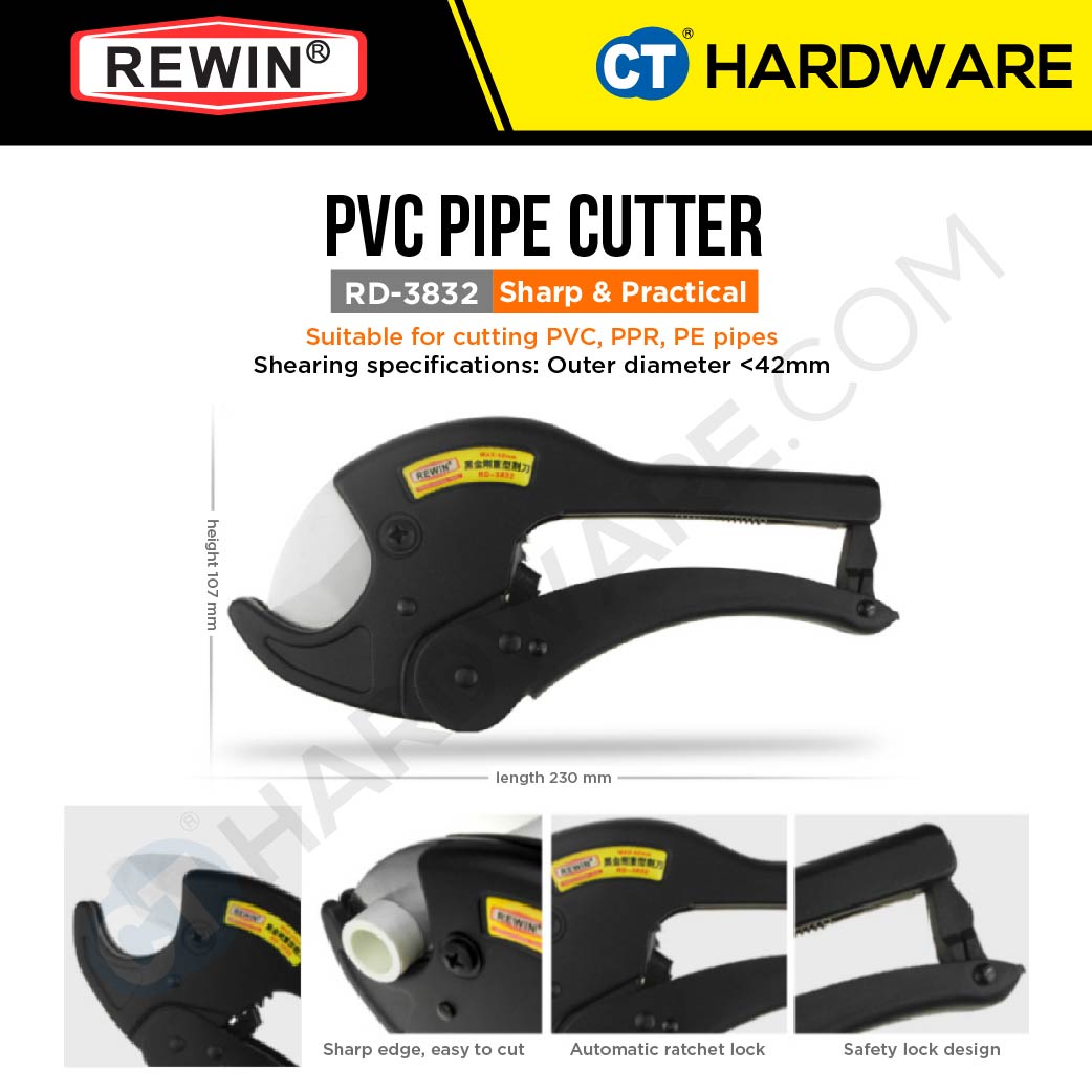 Rewin PVC Cuter (Heavy Duty) 42mm RD3832
