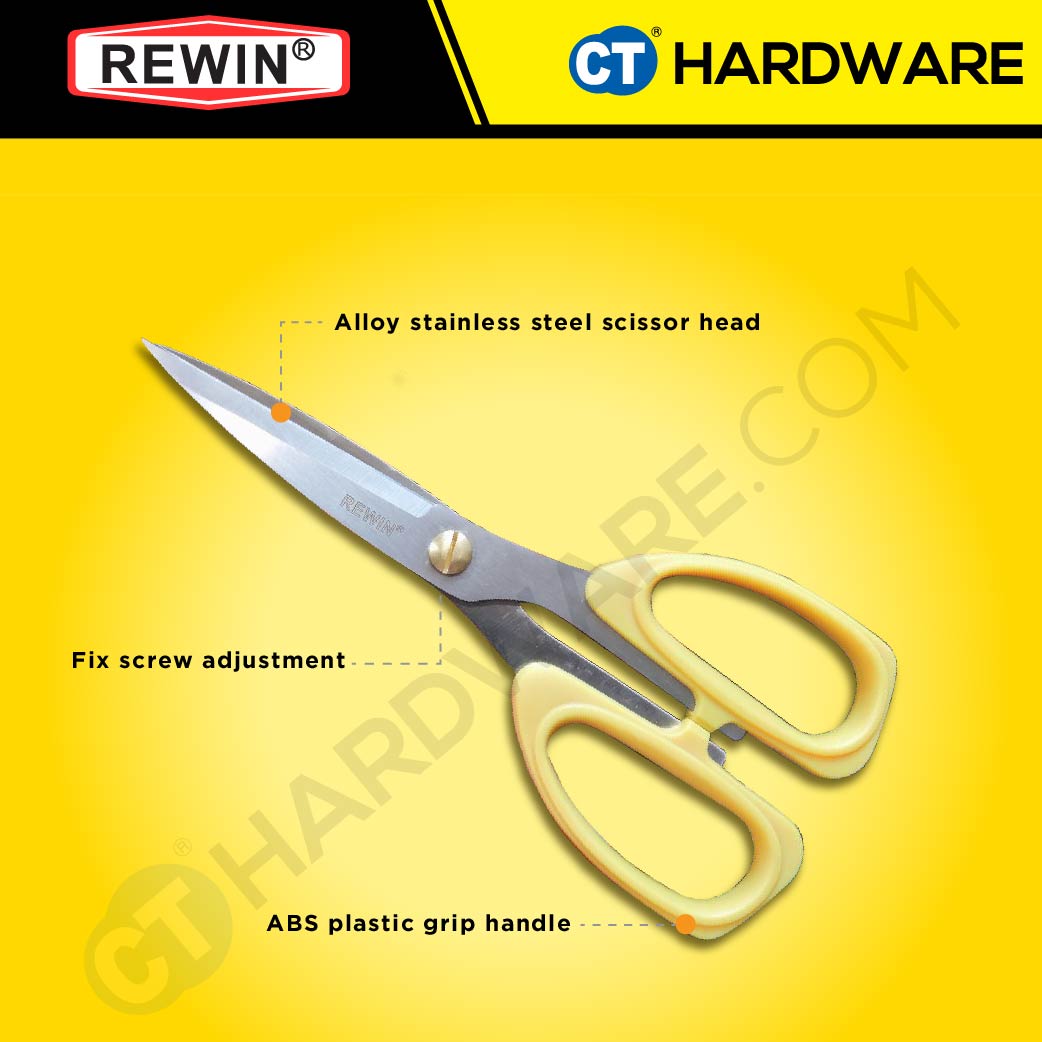 Rewin 8" Stainless Steel Scissors RJD5819