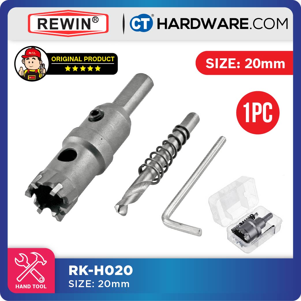 REWIN RKH TCT HOLE SAWS SIZE: 15MM - 35MM