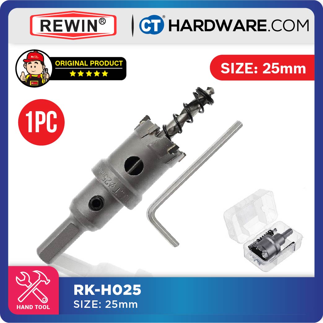 REWIN RKH TCT HOLE SAWS SIZE: 15MM - 35MM