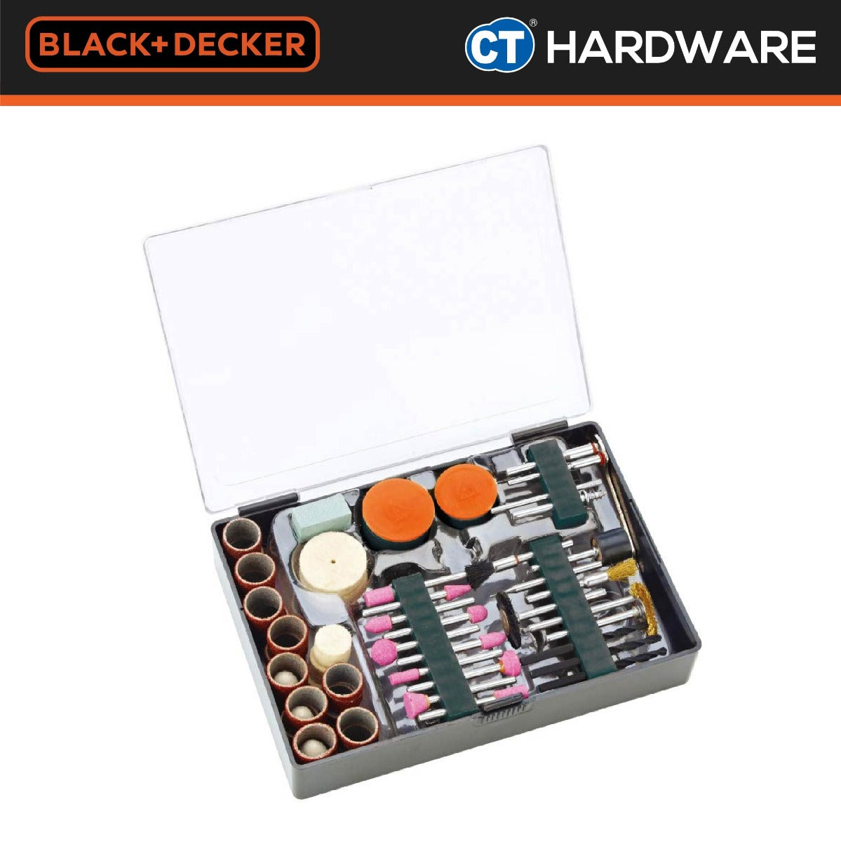 BLACK+DECKER RT18KA MULTI-FUNCTION ROTARY TOOLS COME WITH 114 ACCESSORIES