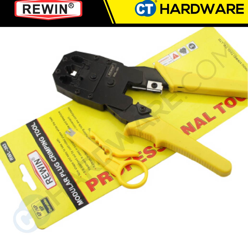 REWIN RWL383 Modular Crimping Tool 4P/6P/8P