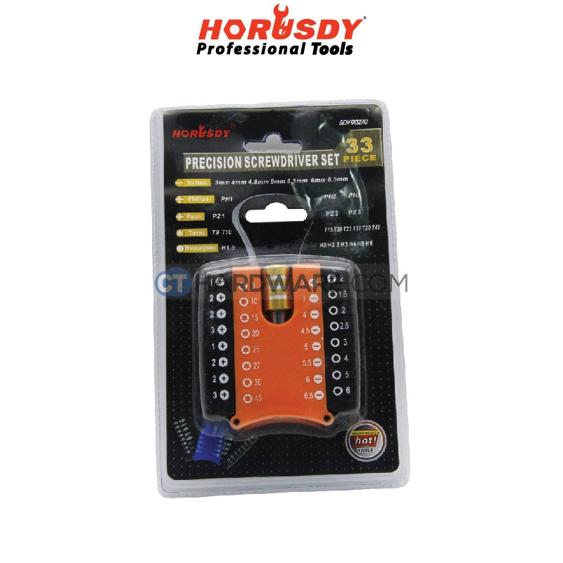 Horusdy SDY90270 Precision Screwdriver Set X 33pc