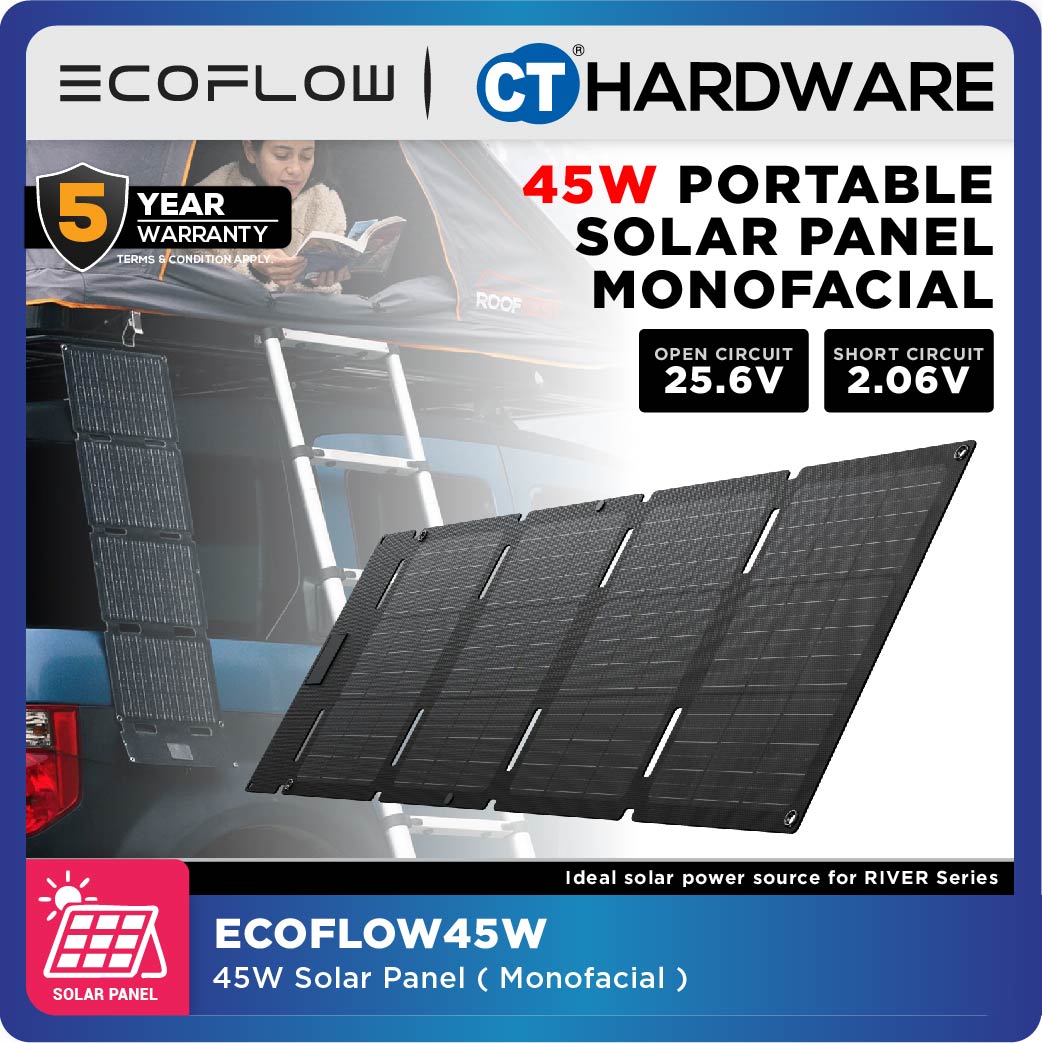 EcoFlow 45W Portable Solar Panel | For Portable Power Station