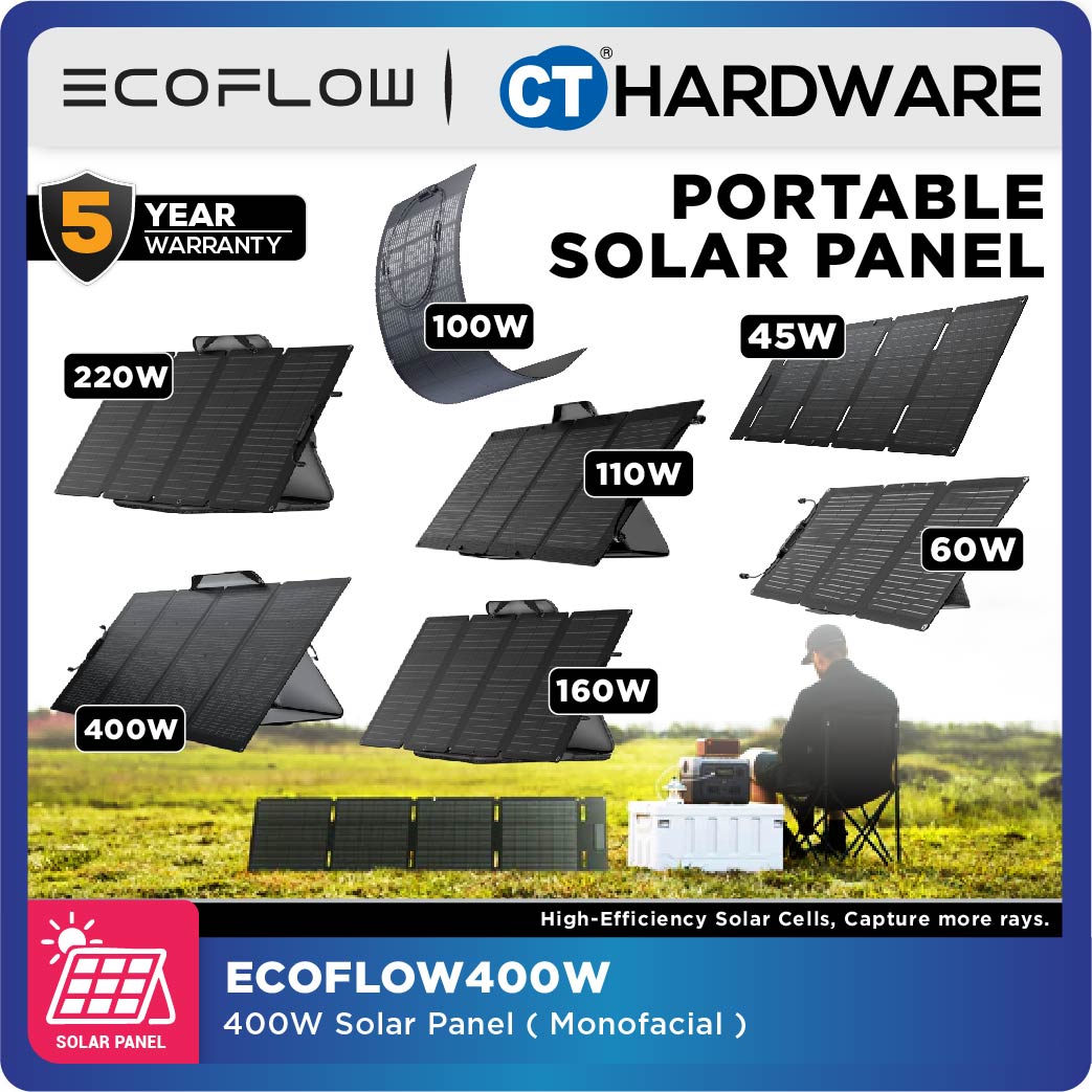 EcoFlow 100W Flexible Solar Panel | For Portable Power Station