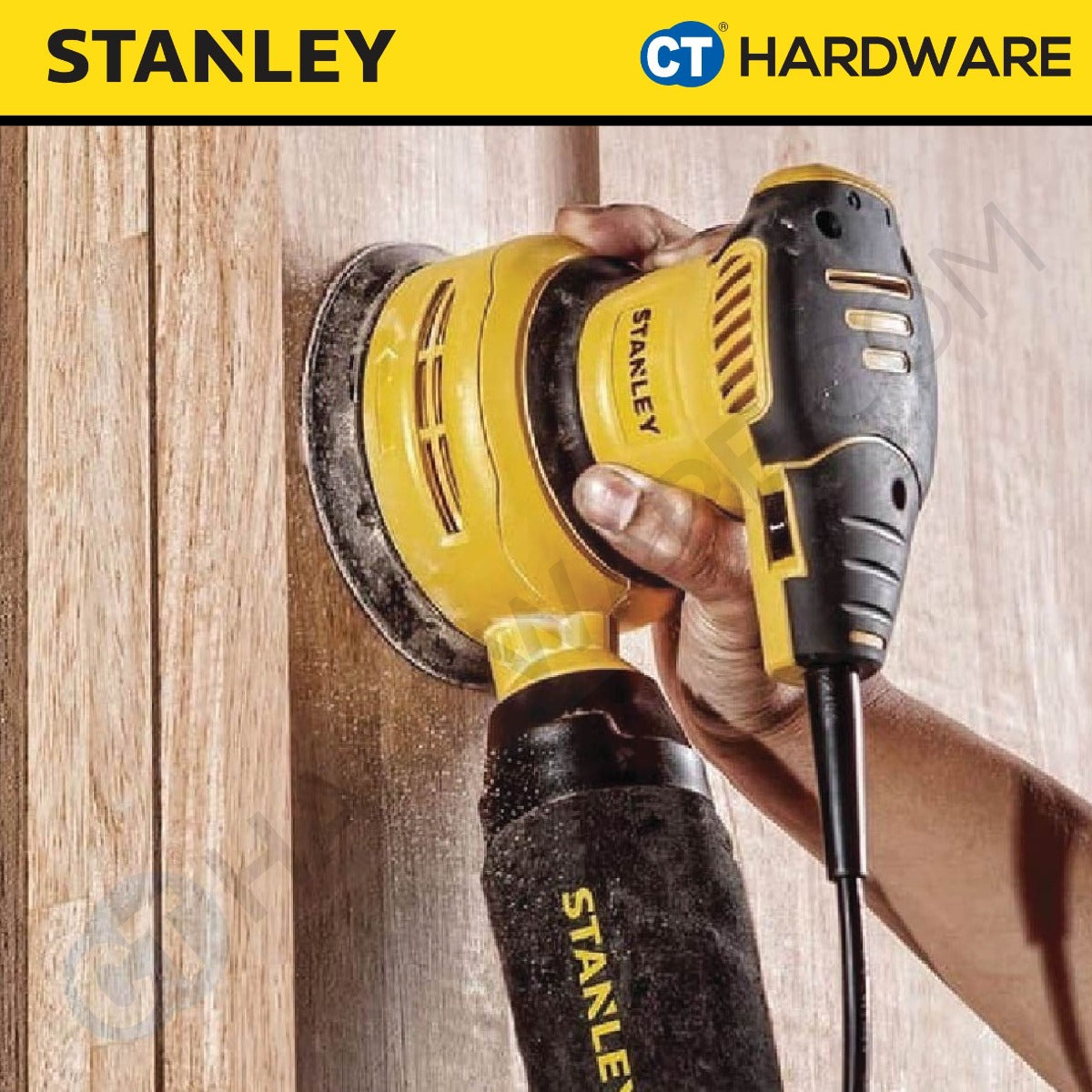 STANLEY SS30 RANDOM ORBITAL SANDER 5" 300W 4000-12000OPM