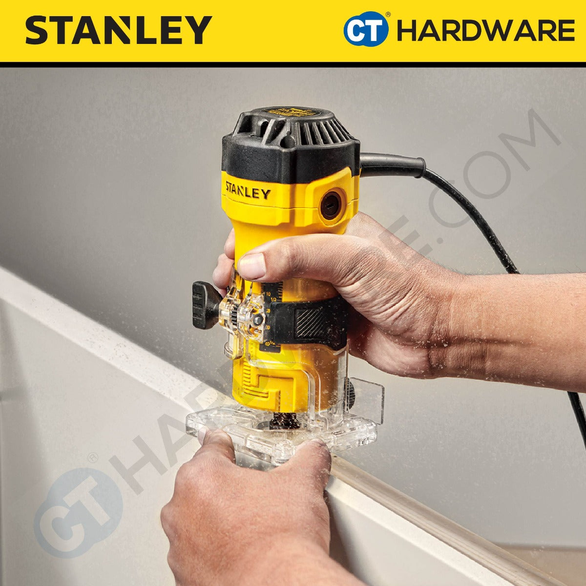 Stanley ST55 Trimmer 550W 1/4" 6/6.35mm