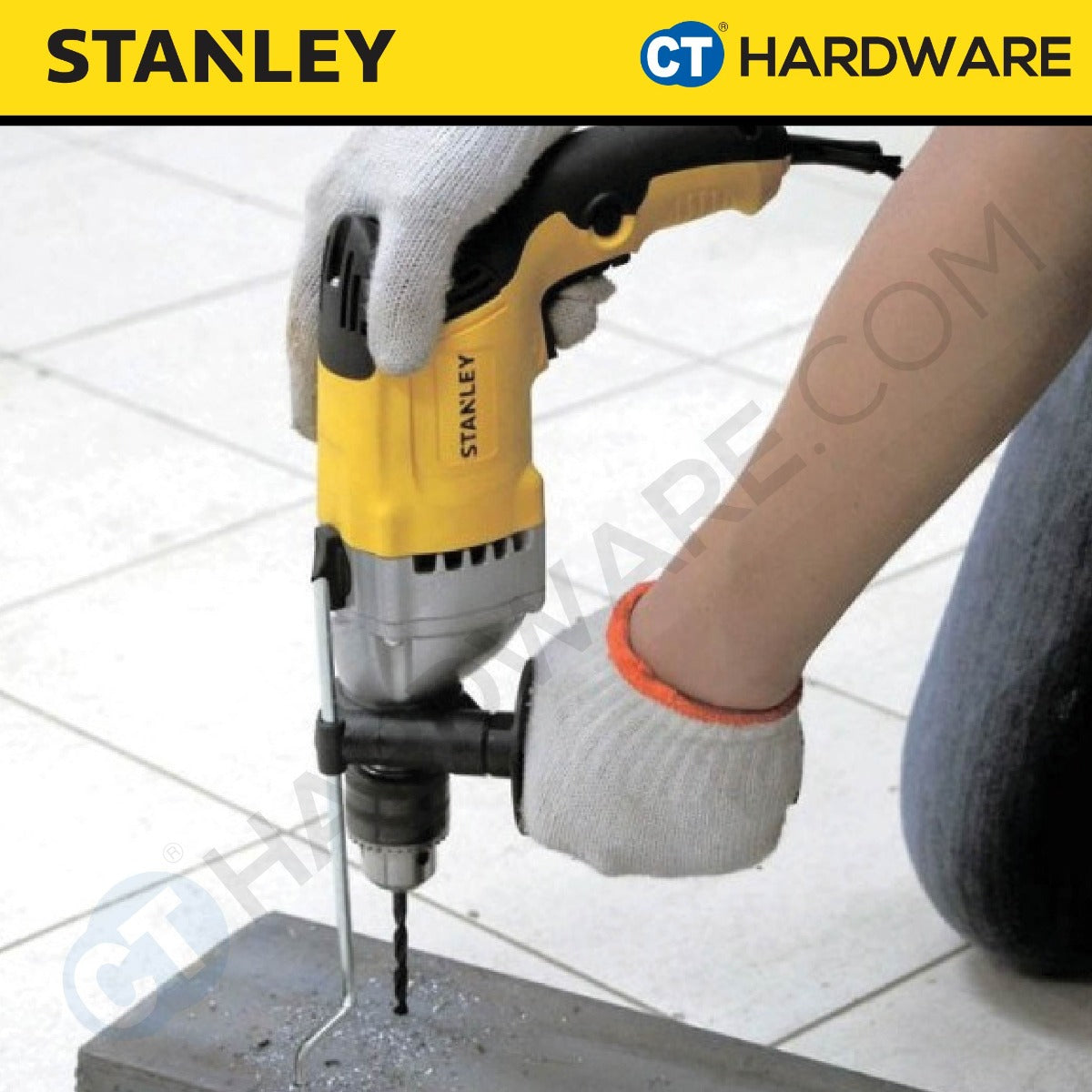 Stanley STDH7213V Percussion Drill 800W 13mm c/w Accessories