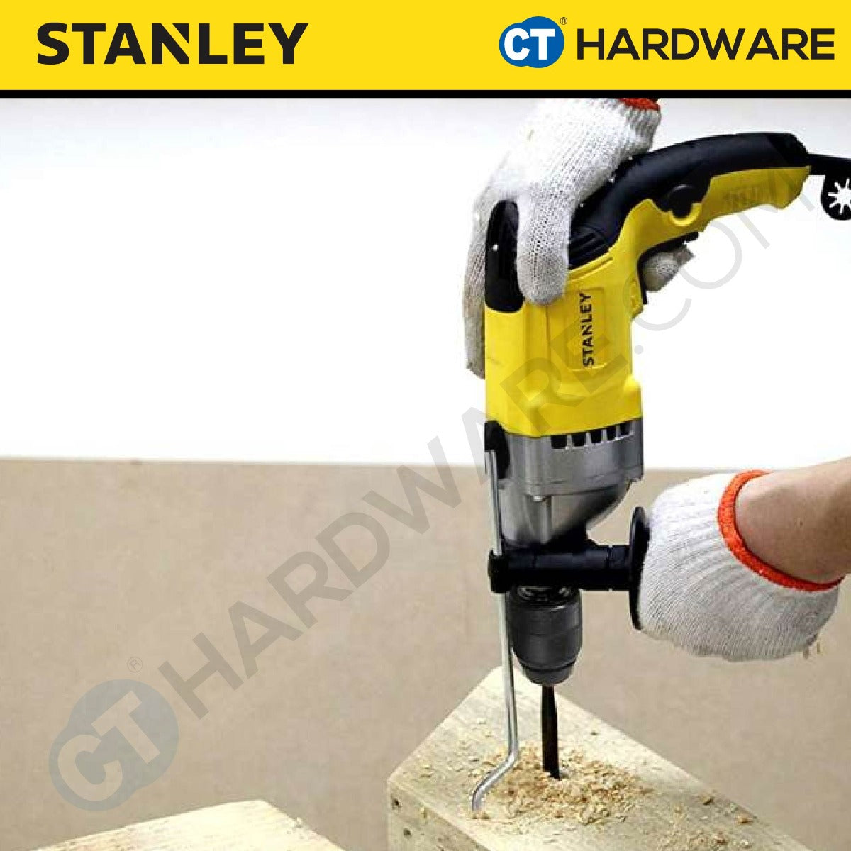 Stanley STDH7213V Percussion Drill 800W 13mm c/w Accessories