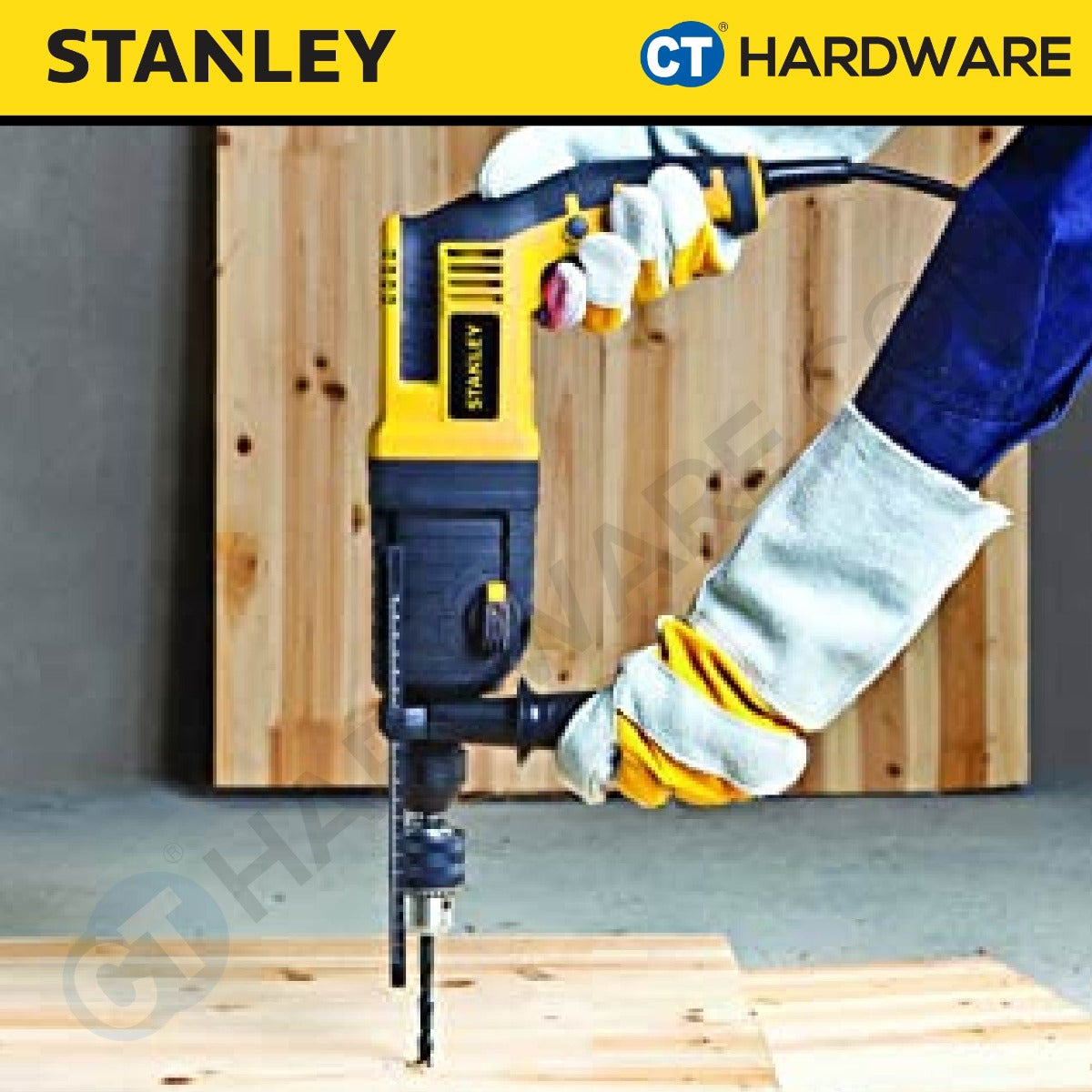 STANLEY STEL503K CORDED ROTARY HAMMER 22MM | 3-MODE | 720W