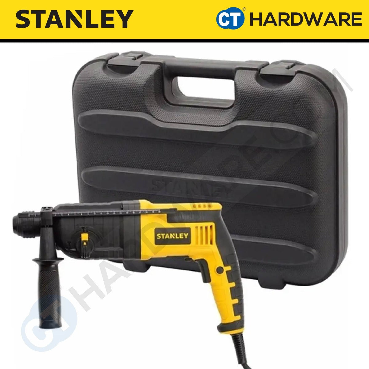 STANLEY STEL503K CORDED ROTARY HAMMER 22MM | 3-MODE | 720W
