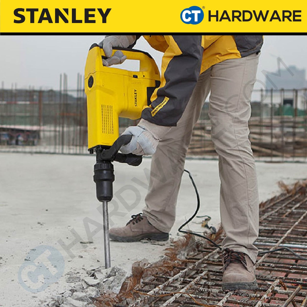 Stanley STHM10K SDS Max Demolition Hammer 1600W 25J