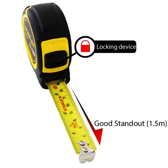 STANLEY Tylon Measuring Tape 5M/16FT - STHT36194 | 8M/26FT - STHT36195
