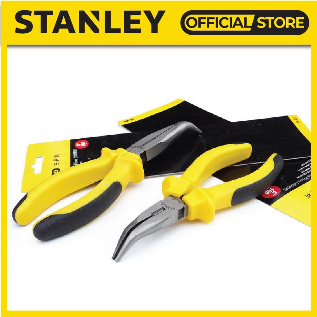 STANLEY BENT NOSE PLIER 6" / 8" (1pc)