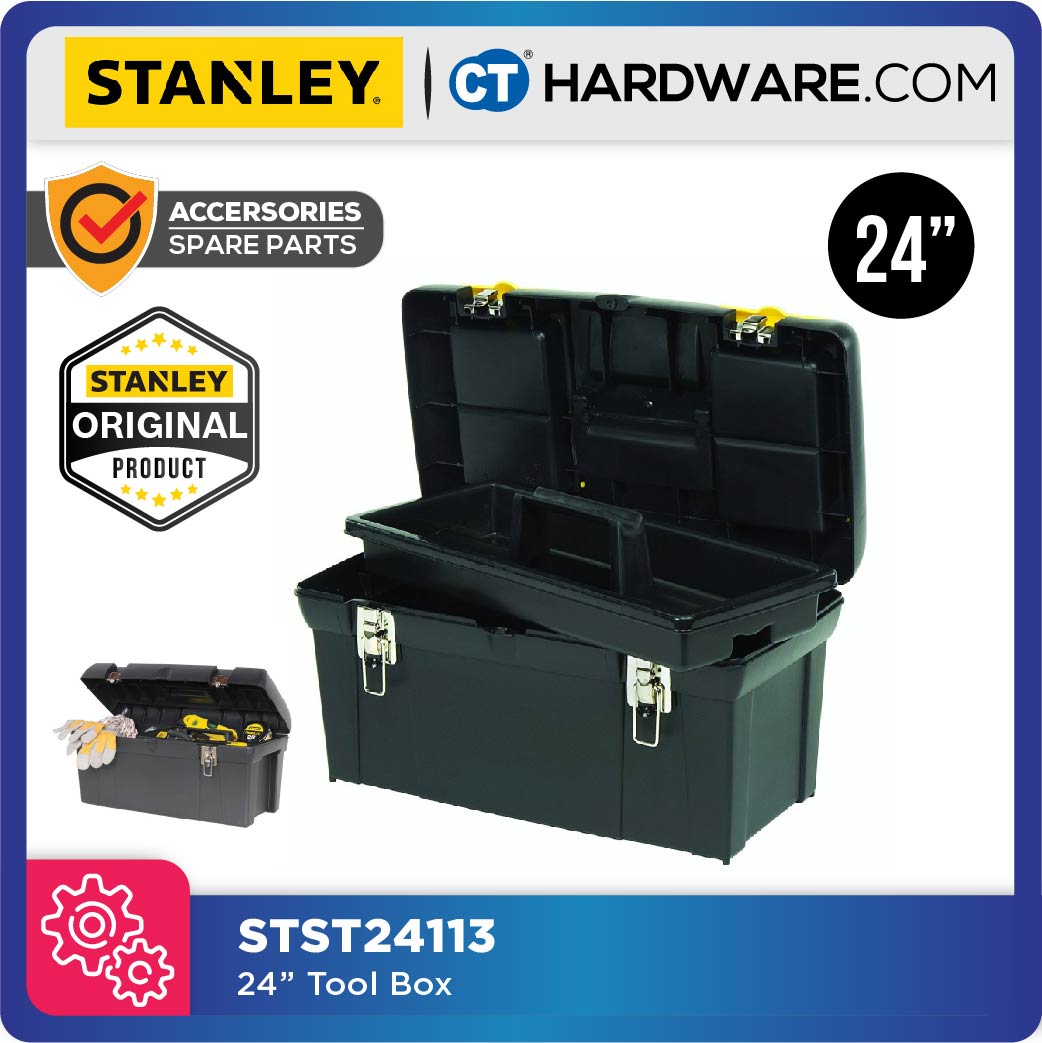 Stanley STST24113 Toolbox 24" With Metal Latches