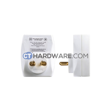 Masterplug Travel Adaptor With USB Charger(USA,CHINA,AUSTRALIA)13Amp