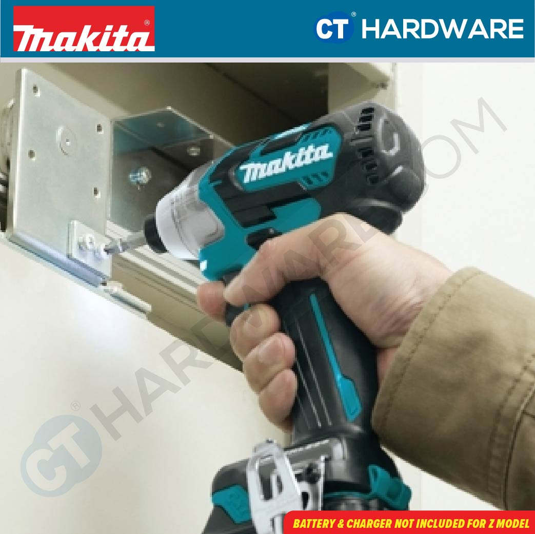 Makita TD111DSME/ DWAE/ DWYE/ DZ CXT 12Vmax Cordless Brushless Impact Driver 1/4" 135NM (Body Only | 2-Battery)