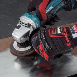 Makita DGA402RFE/ Z LXT 18V Cordless Brushless Angle Grinder 4" 100mm (Top Slide Switch) (Body Only | 2-Battery)