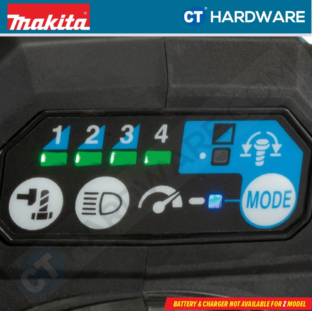 Makita TW008GZ XGT 40Vmax Cordless Brushless Impact Wrench 1/2" 760NM (Body Only)