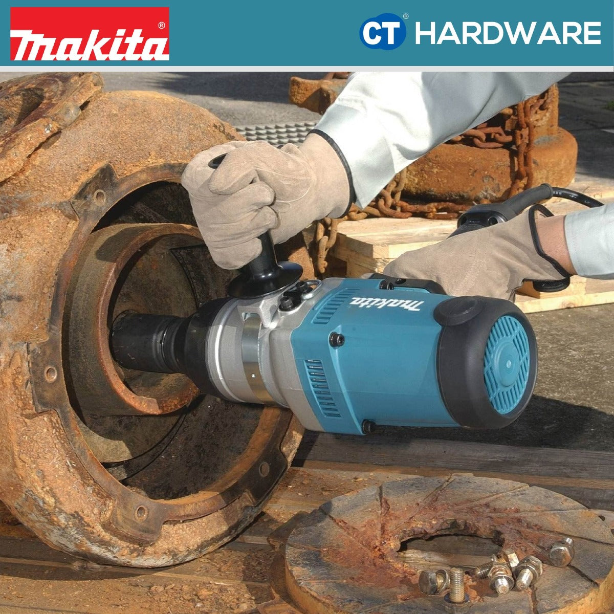 Makita TW1000 Impact Wrench 1" 1200W 1000NM