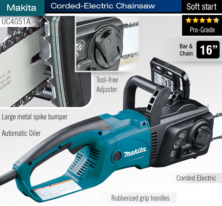 Makita UC4051A Chain Saw 16" 400mm 2000W