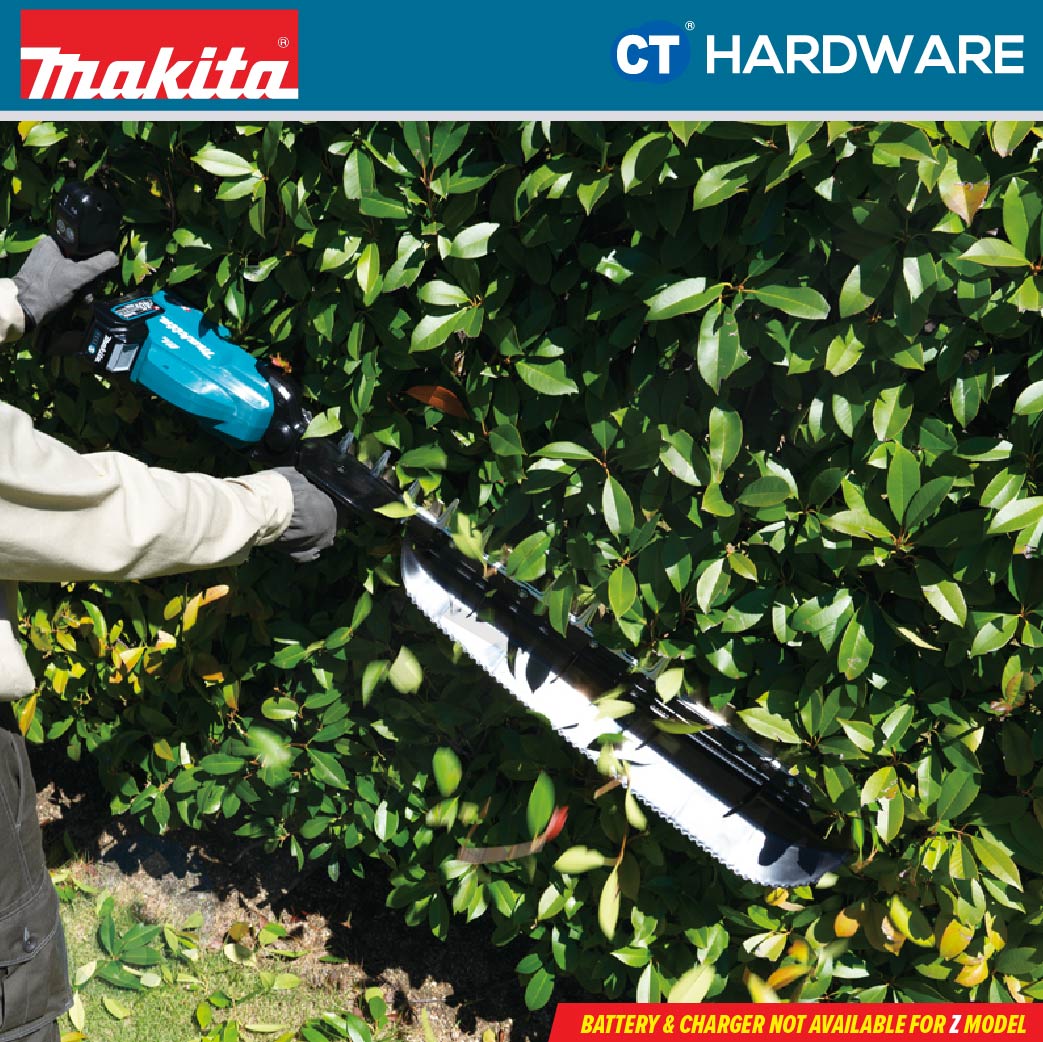 Makita UH014GM101/ GZ XGT 40Vmax Cordless Brushless Hedge Trimmer 3-Speed 750mm (Body Only | 1-Battery)